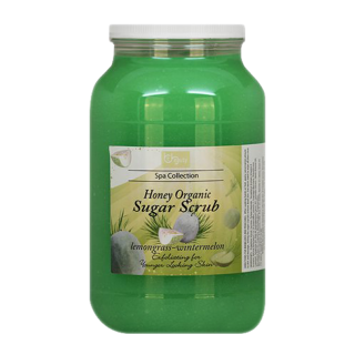 BeBeauty SpaCollection, Honey Organic SugarScrub, CSC2125G1, Lemongrass n Wintermelon,1Gallon KK0511